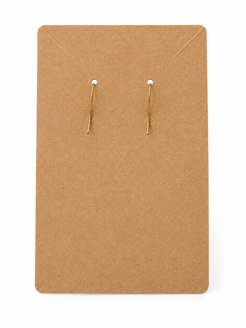 Ivory Seed Bead Teardrop Dangle Earrings Gold Tone Boho Handmade Boutique